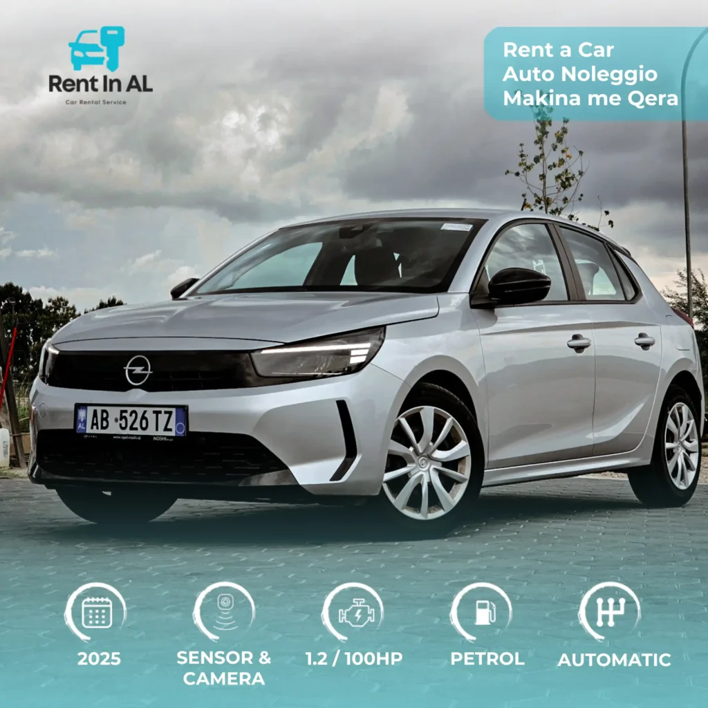 Opel Corsa 2025 Rent in AL Perfom (Rentinal)
